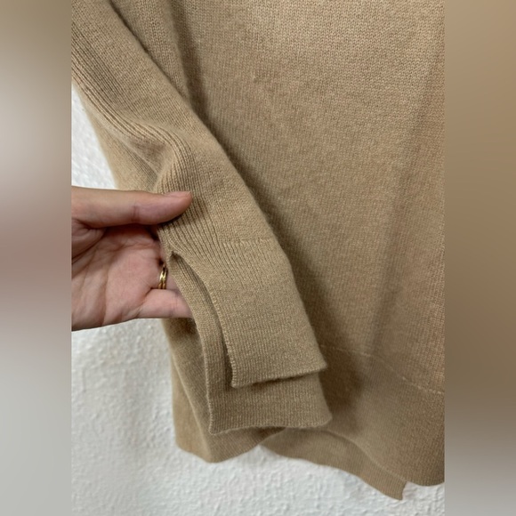 Halogen 100% Cashmere Crewneck Pullover Sweater Women’s Small Neutral Tone Cozy - Picture 7 of 13